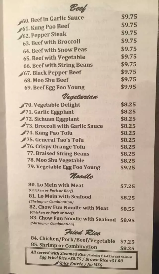 Tsai’s Chinese Bistro