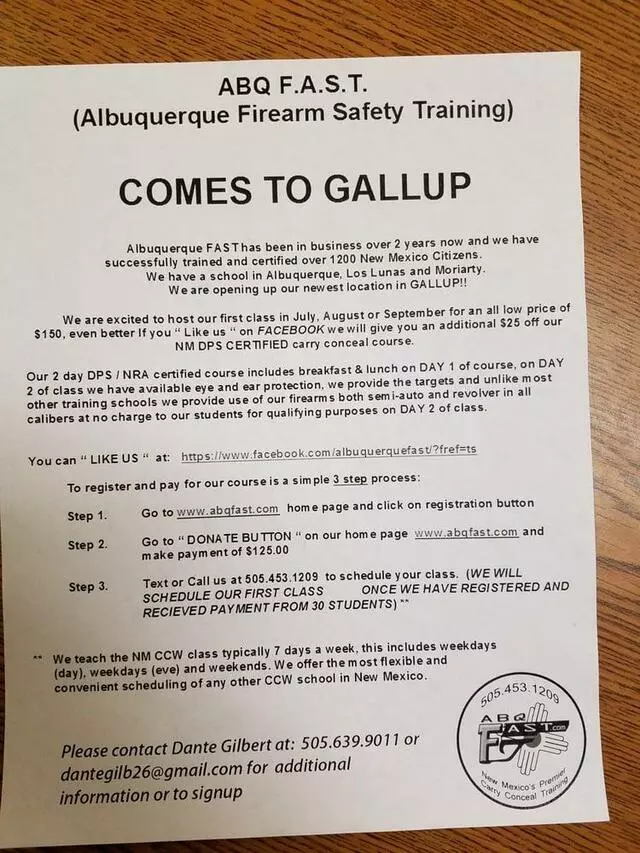 ABQ Firearm & Safety Training