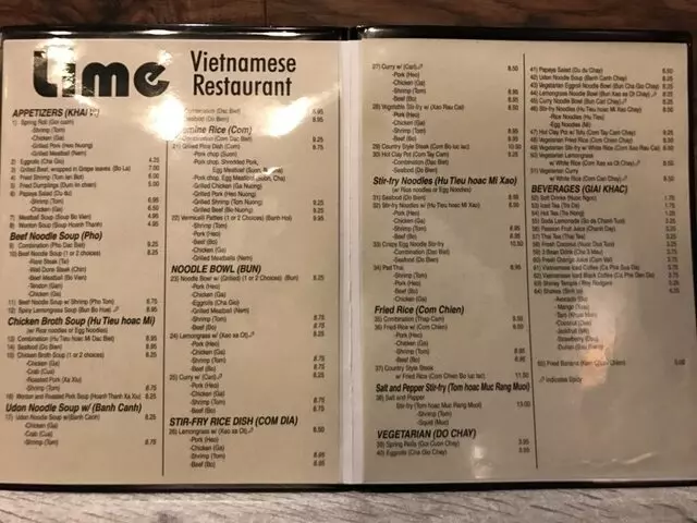 Lime Vietnamese Restaurant