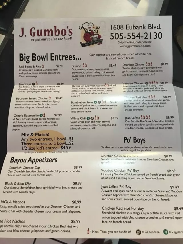 J. Gumbo’s