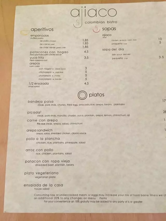 Ajiaco Colombian Bistro