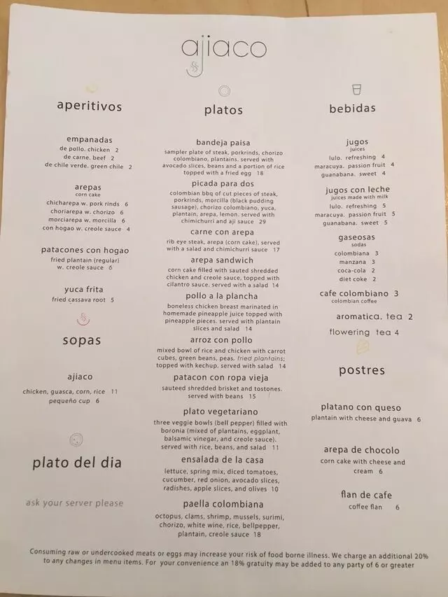 Ajiaco Colombian Bistro