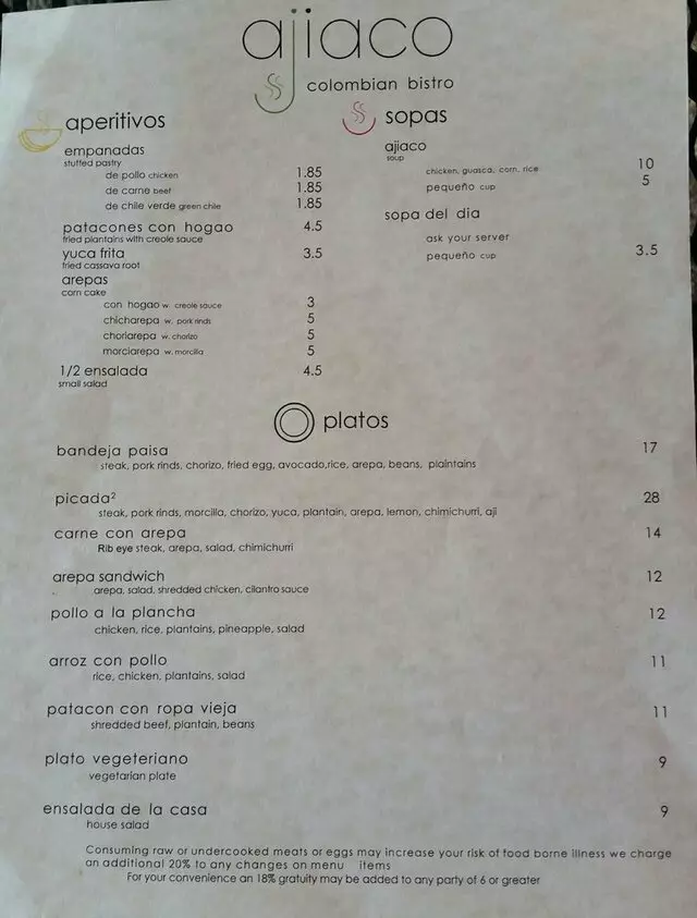 Ajiaco Colombian Bistro
