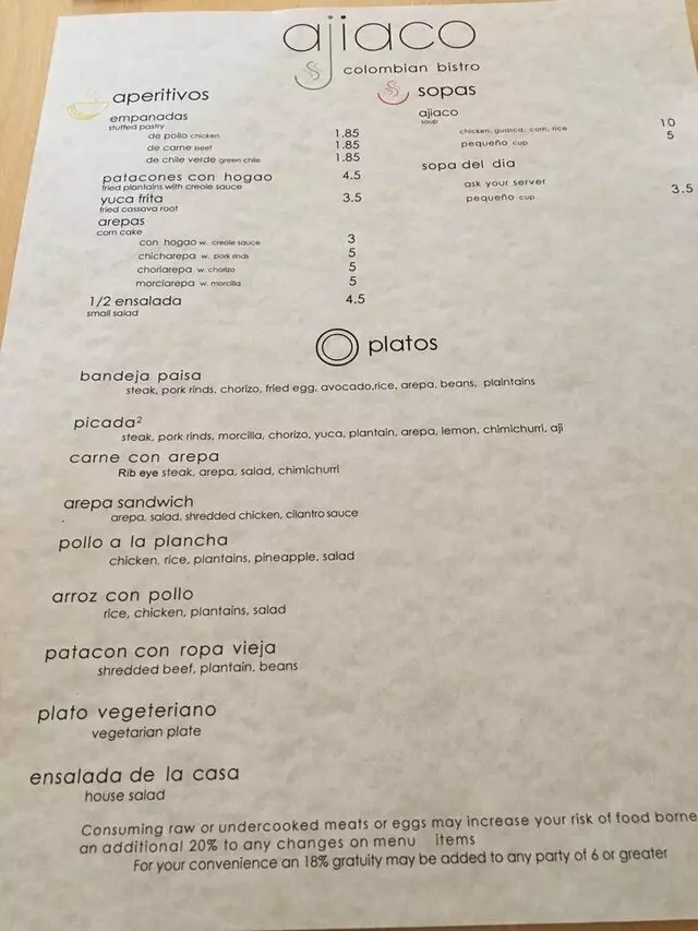 Ajiaco Colombian Bistro