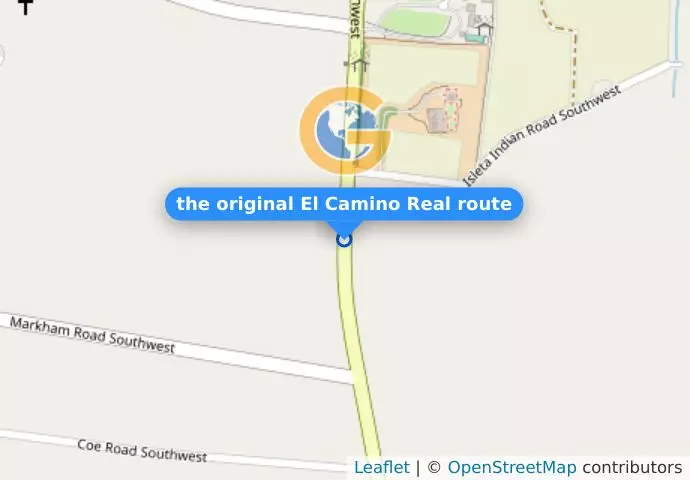 the original El Camino Real route