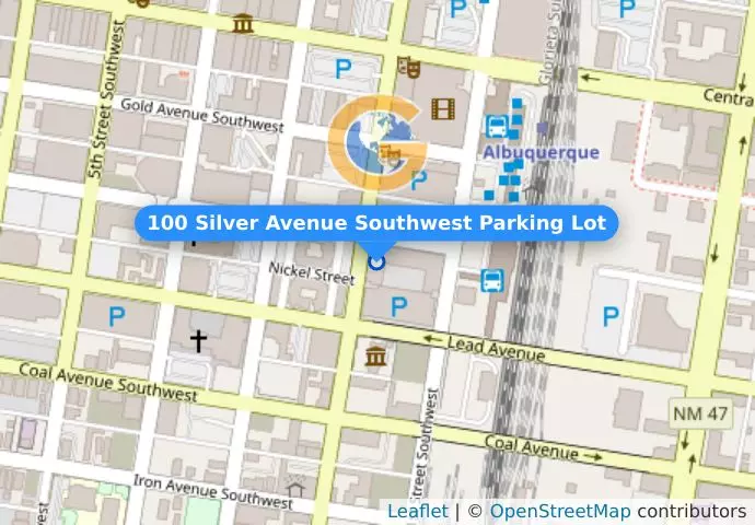100 Silver Avenue Southwest Parking Lot