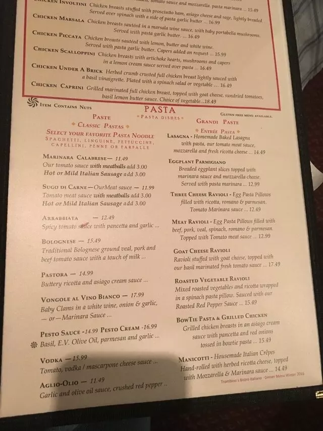 Trombino’s Bistro Italiano
