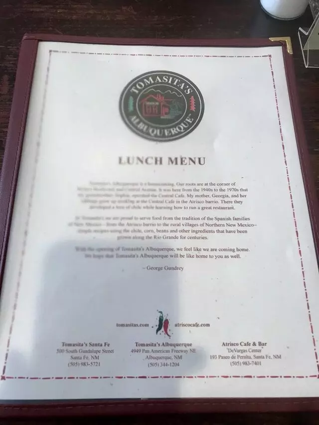 Tomasita’s Albuquerque