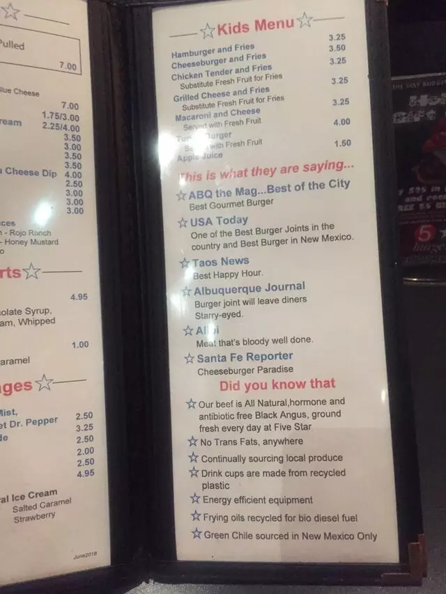 5 Star Burgers
