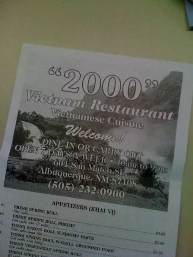 2000 Vietnam Restaurant