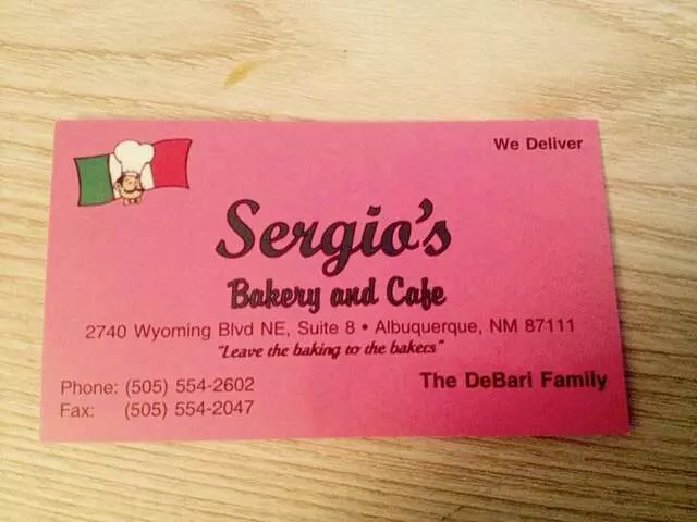 Sergio’s Bakery and Cafe