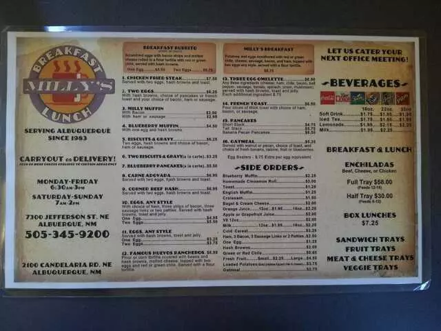Milly’s Sandwich Shop