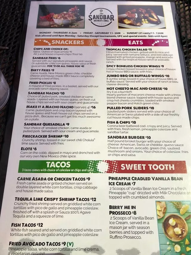 The Sandbar Brewery & Grill