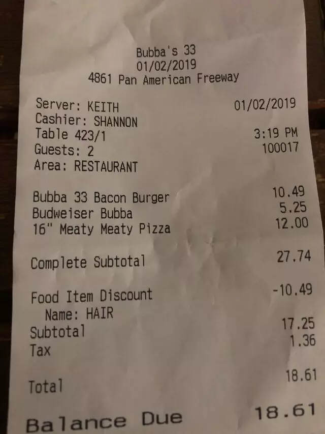Bubba’s 33