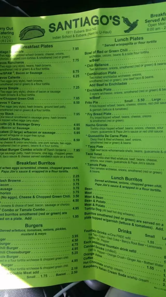 Santiago’s New Mexican Grill