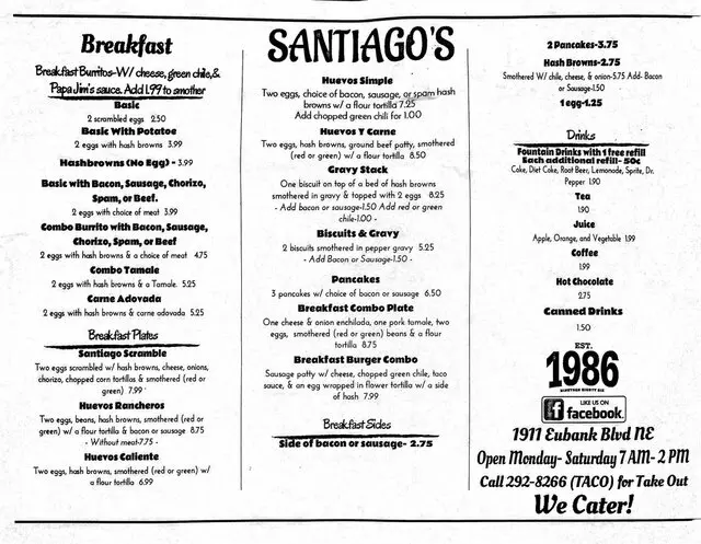 Santiago’s New Mexican Grill