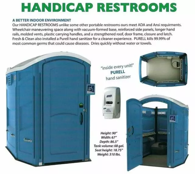 Fresh-Clean Portable Restrooms