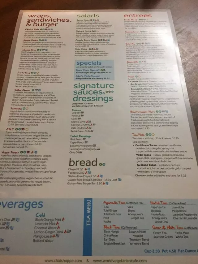 Annapurna’s World Vegetarian Cafe
