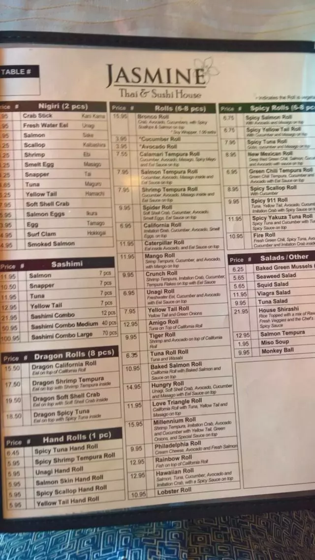 Jasmine Thai & Sushi House