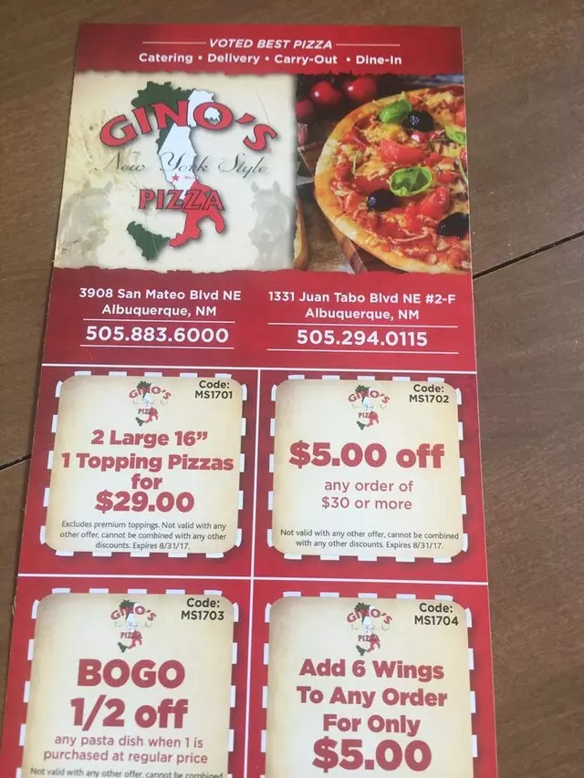 Gino’s New York Style Pizza