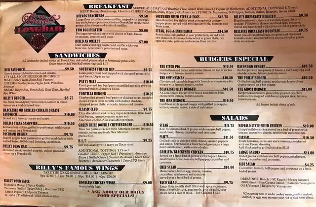 Billy’s Long Bar
