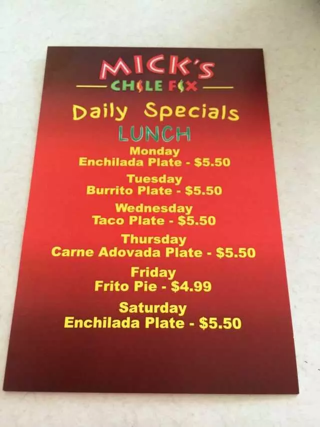 Mick’s Chile Fix