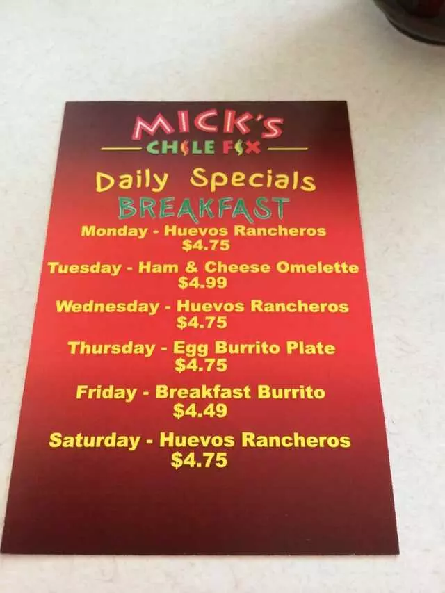 Mick’s Chile Fix