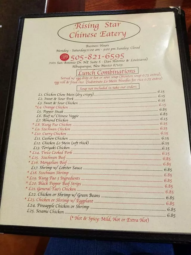 Rising Star Chinese Eatery