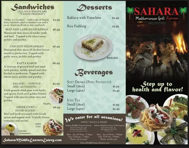 Sahara Mediterranean Grill Express