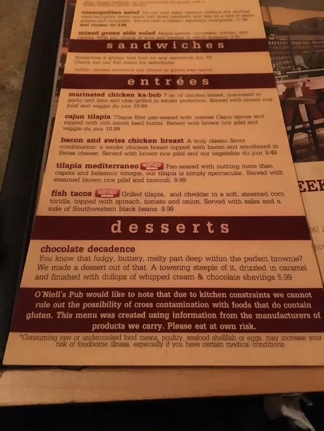 O’Niell’s