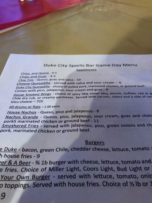 Duke City Sports Bar