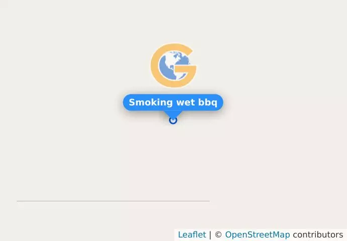 Smoking wet bbq