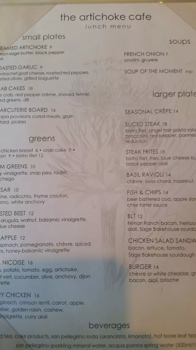 Artichoke Cafe
