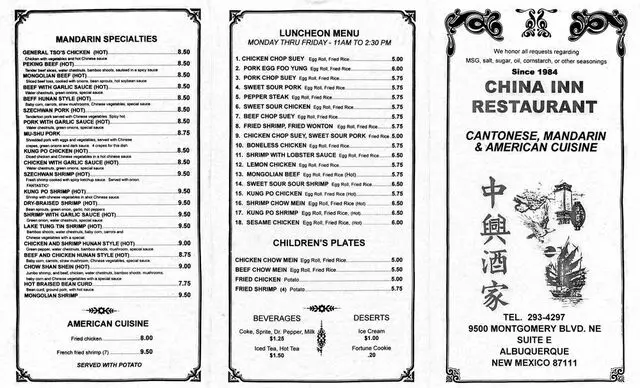 China Inn Restaurant