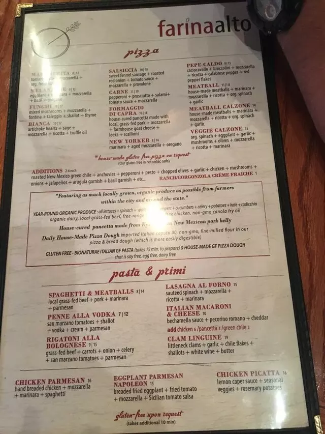Farina Alto Pizzeria & Wine Bar