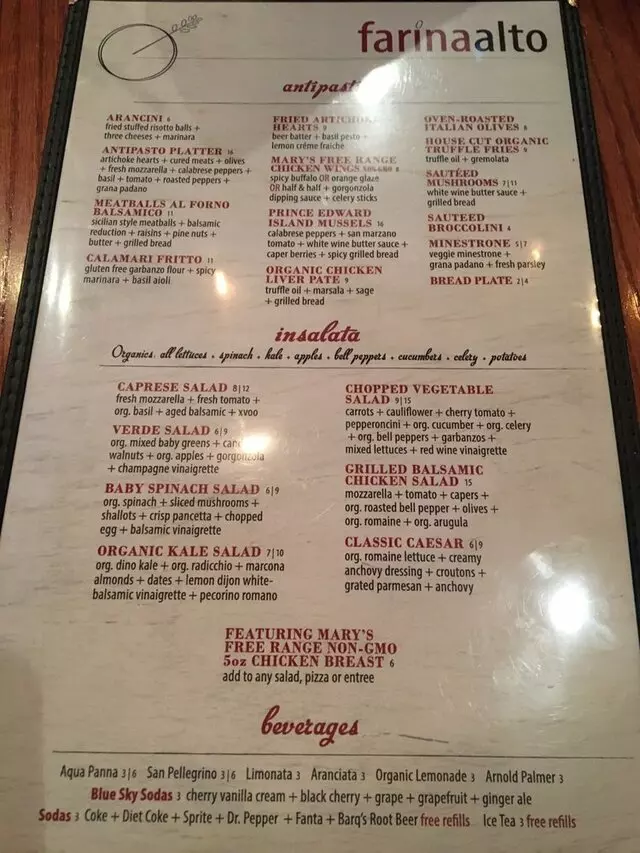 Farina Alto Pizzeria & Wine Bar