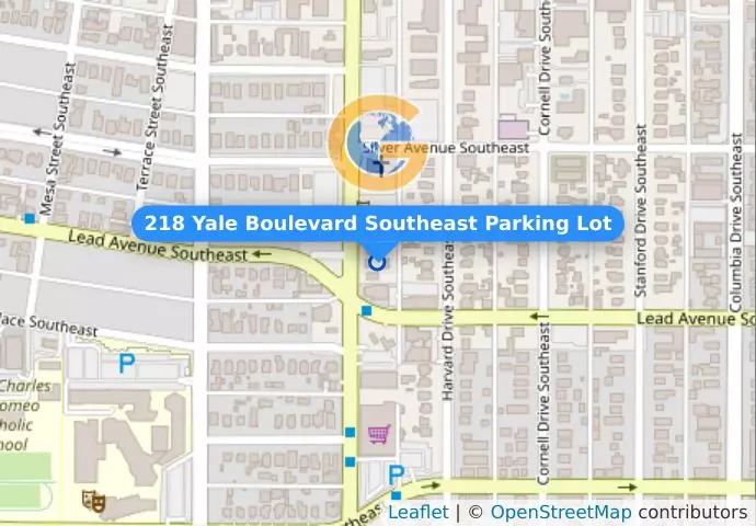 218 Yale Boulevard Southeast Parking Lot